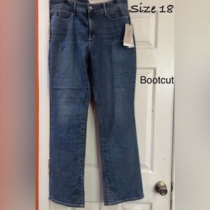 NYDJ Women's Blue Bootcut Jeans